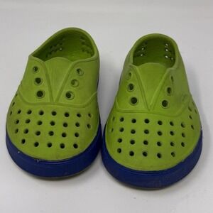 Native Shoes Kids Jefferson Child Toddler WaterProof Shoes C8 Green Blue